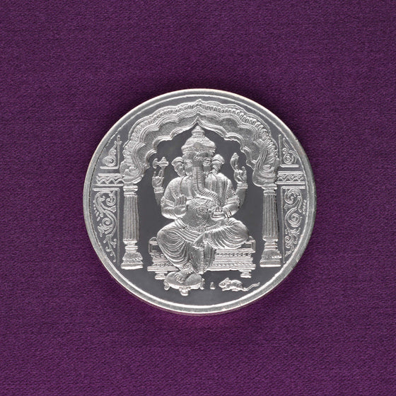 999 Silver Lord Ganesha Coin- 50g