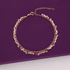 Discs Silver Charms Rose Gold Anklet