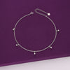 Charms of Spheres Silver Anklet