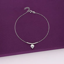  Minimalistic Heart Drop Anklet