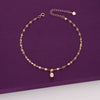 The Statement Argent Orb Silver Anklet