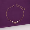 Pearly Delight Silver Anklet