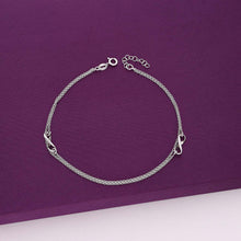  Minimalistic Infinity Silver Anklet