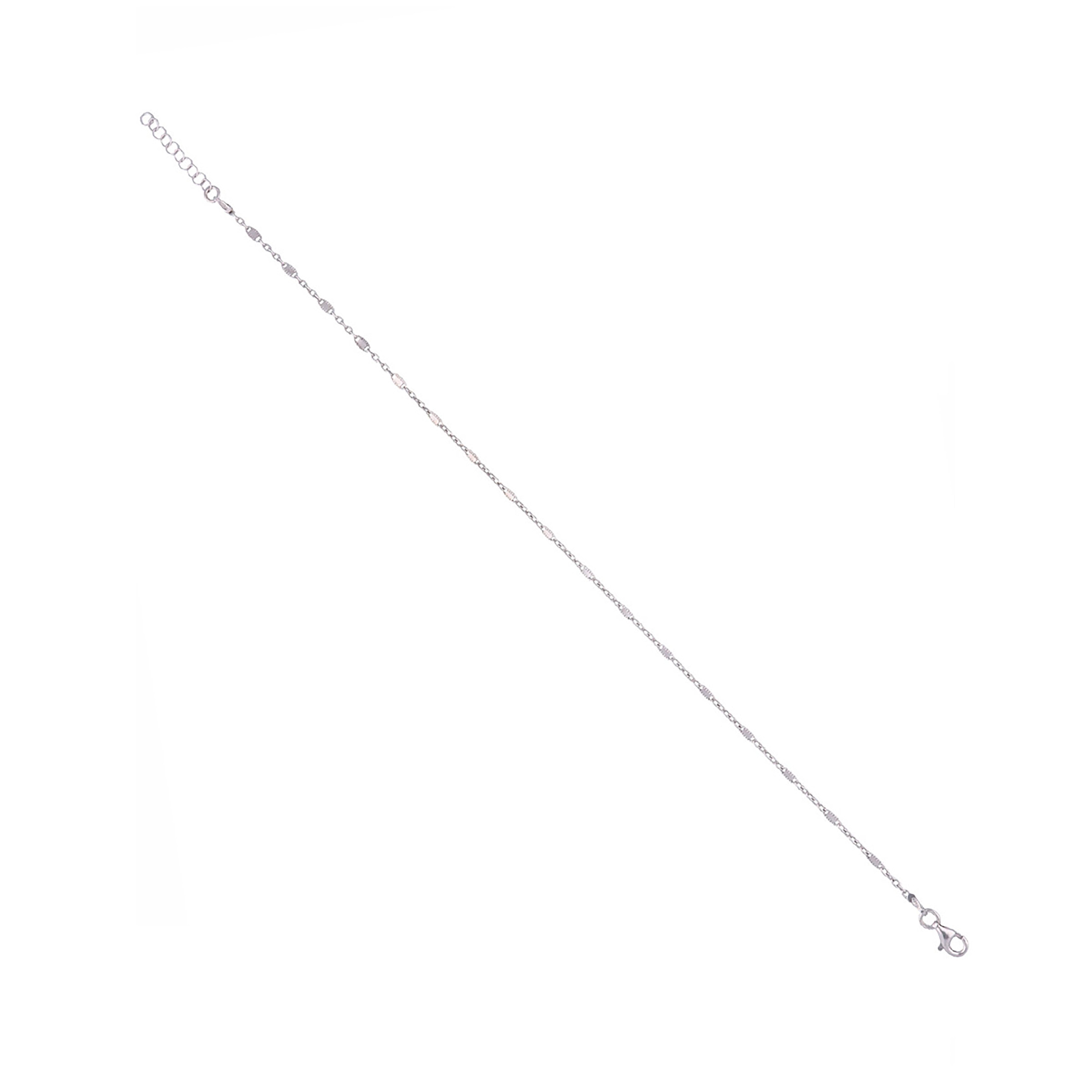 Sterling Silver Line Chain Anklet – Kai Jewel