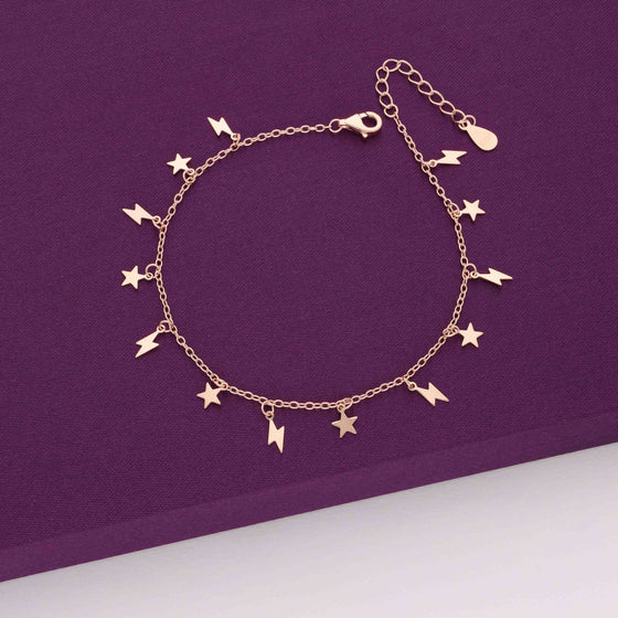 A Lightning of Stars Silver Bracelet