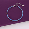 Stylish Evil Eye String Tennis Silver Bracelet