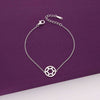 Minimal Star of David Casual Silver Bracelet