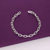 Chained Sophistication Silver Tennis Bracelet