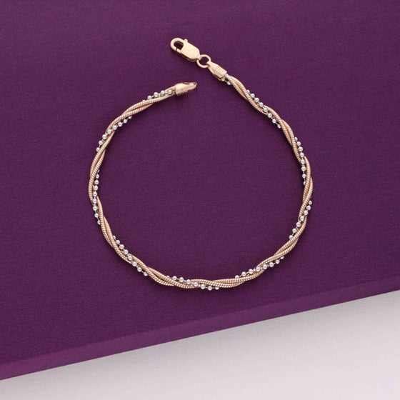 Twisted Vine Italian Casual Rosegold Bracelet