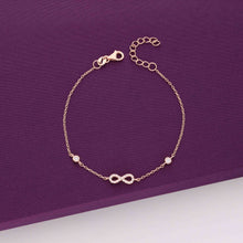  Minimal Single Layered Infinity Casual Silver Bracelet