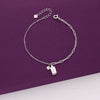 Trendy Zircon Beaded Chain Casual Silver Bracelet