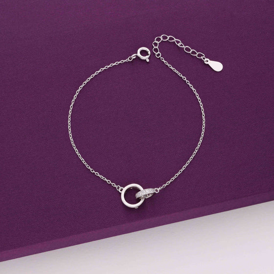 The Circle of Wisdom Silver Bracelet