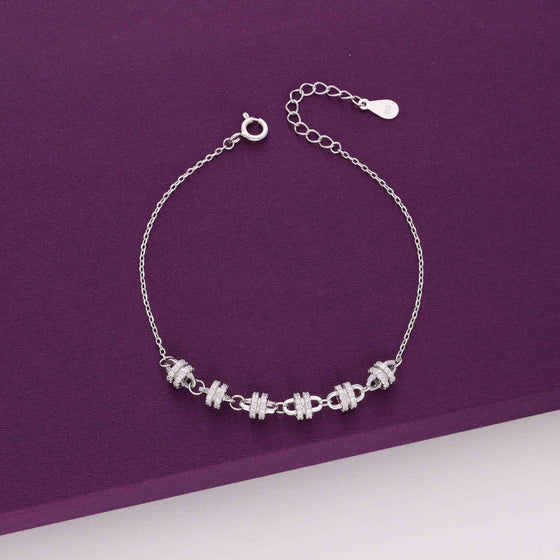 Sparkling Sophistication Silver Bracelet