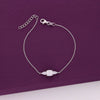 Timless Crystal Trio Silver Bracelet