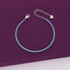 Classic Blue Stone Tennis Bracelet