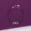 Sterling Silver Infinity Mangalsutra Bracelet