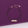 Sterling Silver Elegant Radiance Mangalsutra Bracelet