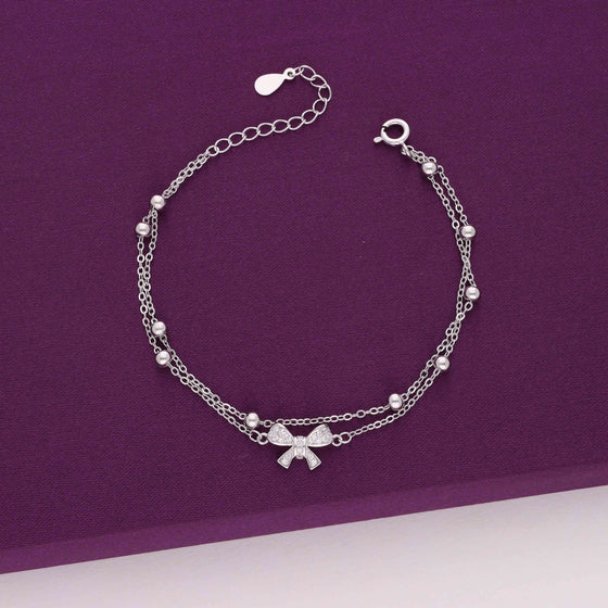 BUTTERFLY BLISS SILVER BRACELET