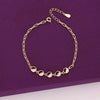 Circular Charms Silver Chain Bracelet