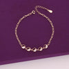 Circular Charms Silver Chain Bracelet