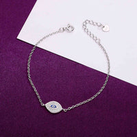 Sterling Evil Eye Zircon Evil Eye Bracelet