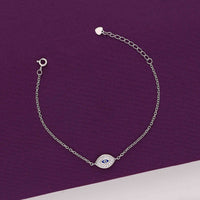 Sterling Evil Eye Zircon Evil Eye Bracelet