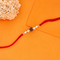 Sterling Silver Rudraksha Rakhi
