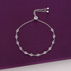 Sterling Silver Radiant Charm Bracelet