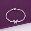 Dazzling Butterfly Silver Tennis Bracelet