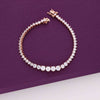 Trinity Bond Diamante Silver Tennis Bracelet