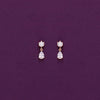 Sterling Silver Solitaire Drop Earrings