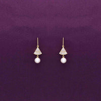 Sterling Silver Chic Pearl Drop Earrings