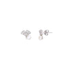 Sterling Silver Pearlescent Petal Gleam Earrings