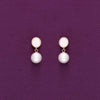 Sterling Silver Classic Pearl Drop Earrings