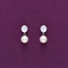  Sterling Silver Classic Pearl Drop Earrings