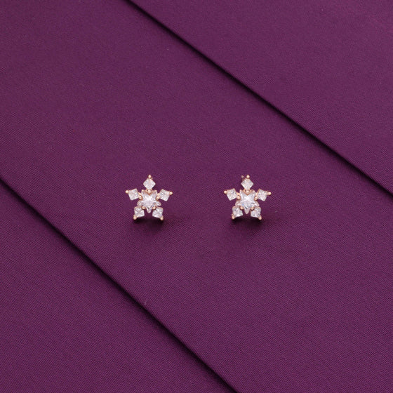 Sterling Lumina Star Stud Earrings