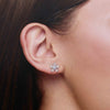 Sterling Lumina Star Stud Earrings