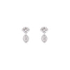 Elegant Diamond Teardrop Earrings