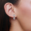 Elegant Diamond Teardrop Earrings