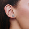 Minimalistic Baguette Casual Stud Earrings