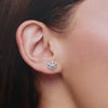 Smiley Snowflake Casual Stud Earrings