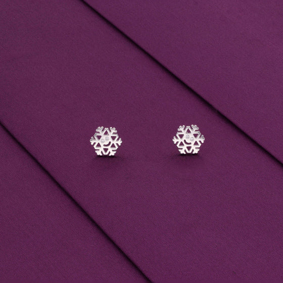 Smiley Snowflake Casual Stud Earrings