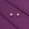 Elegant Diamond Cluster Stud Earrings