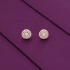 Sterling Silver Crystal Stud Earrings