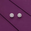 Sterling Silver Crystal Stud Earrings