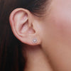 Radiant Halo Casual Stud Earrings