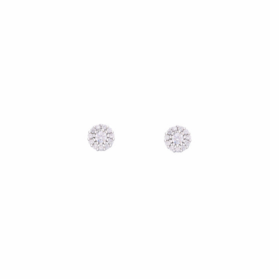 Radiant Halo Casual Stud Earrings