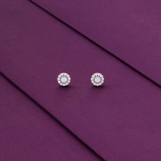 Radiant Halo Casual Stud Earrings