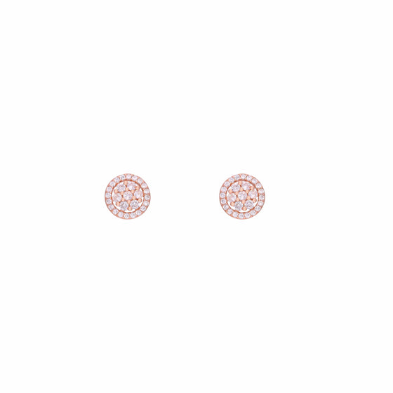 Eternal Blossom Zircon Casual Stud Earrings