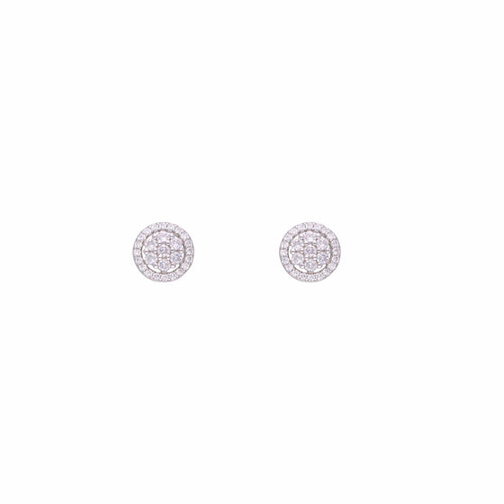 Eternal Blossom Zircon Casual Stud Earrings